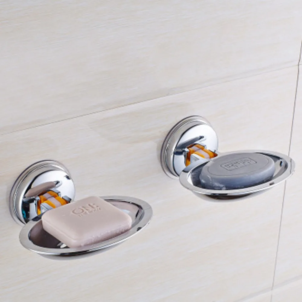 Bathroom Shower Soap Dishes Household Strong Suction Cup