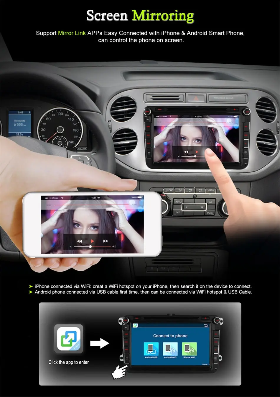 Android 6,0 Восьмиядерный 2G ram 4G LTE Wifi Автомобильный dvd-плеер для VW Polo Passat B6 CC GOLF Tiguan Jetta Touran Seat Leon gps радио
