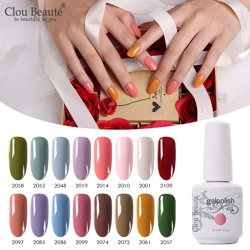 Clou Beaute 15 мл УФ-гель для ногтей топ блеск светодиодный гель лак набор гель-лаков UV