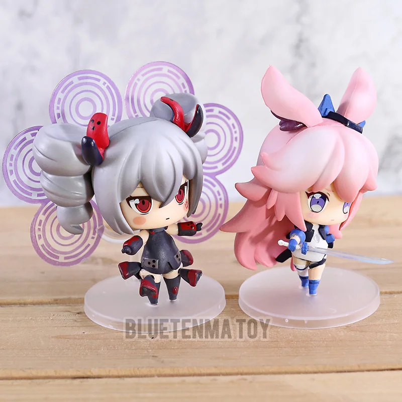 

Game Figure Honkai Impact Black nuclear erosion Bronya Zaych Yae Sakura Q version PVC Anime Figure Model Toys Gift Doll