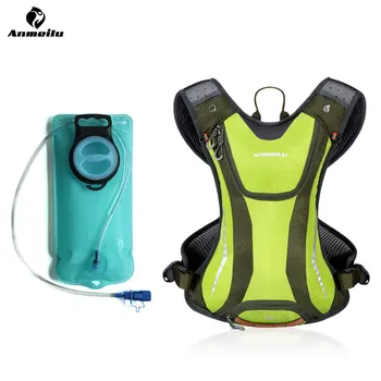 

ANMEILU 2L Water Bag Sport Climbing Hiking Running Camping Cycling Backpack Hydration Pack Bicycle Bike Water Bladder Mochila