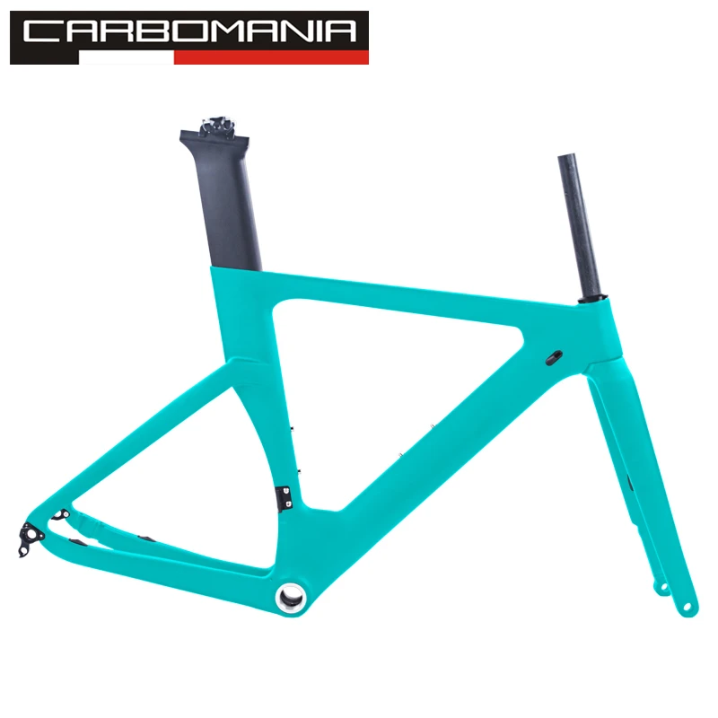 Best Newly Carbon Road Frame disc brake 2020 DI2 Mechanical carbon fibre road cycling race bicycle frameset Thru Axle 12mm 49/51/54cm 3