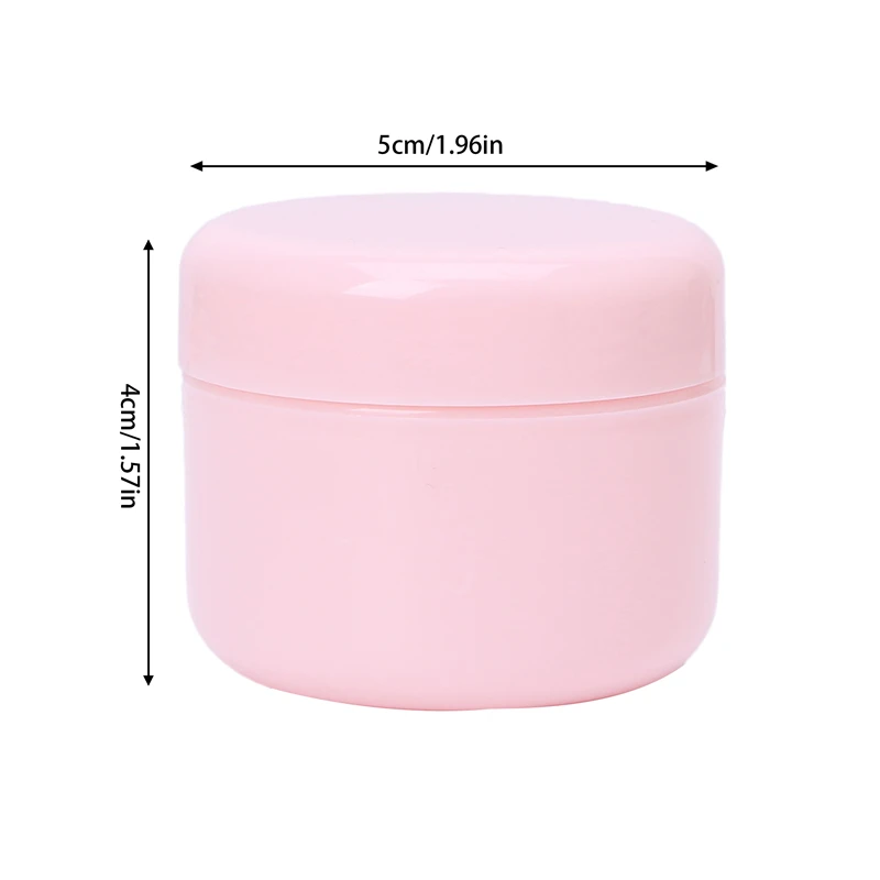 

50g Colorful Face Cream Jars Pot Travel Plastic Empty Cosmetic Containers Cosmetic Sample Containers