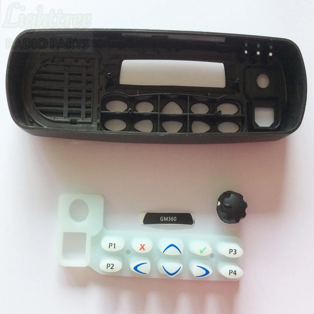 

2sets X Top Housing Casing For Motorola GM360 Repair Parts Keypad And Knob Included