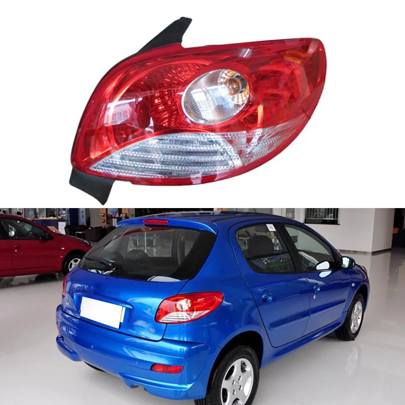 Задний светильник для peugeot 207 хэтчбек седан 2008 2009 2010 2011 2012 2013 Автомобильный Стайлинг тормозной сигнальный фонарь Быстрая - Цвет: new hatchback right