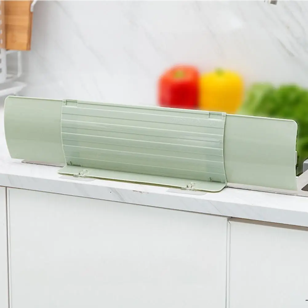 

None Retractable Basin Sink Water Splashing Guard Baffle for Kitchen Bathroom