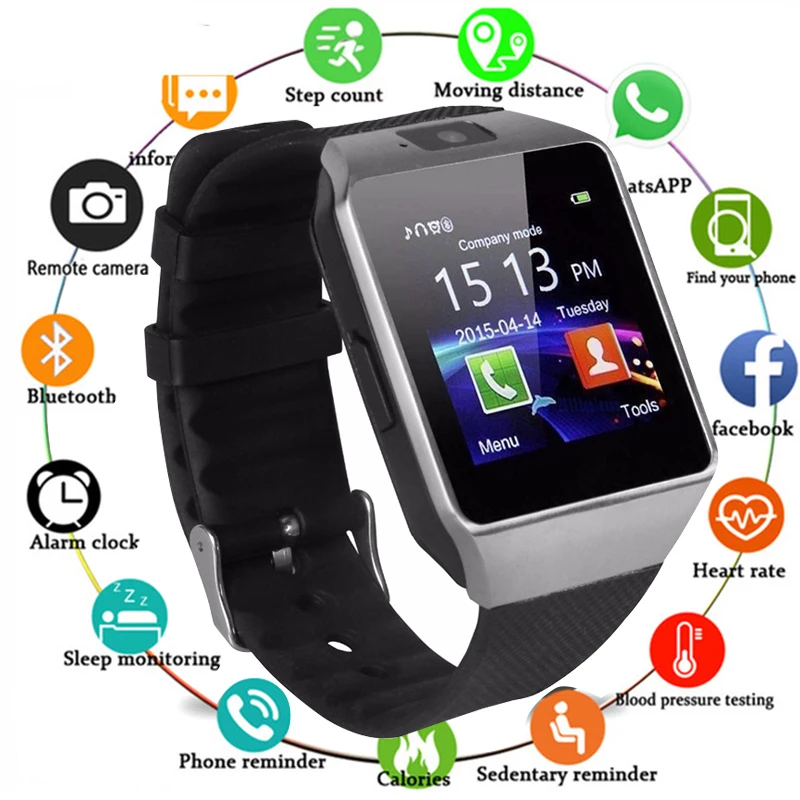 

Original Box DZ09 Smart Watch Electronics Wristwatch For Xiaomi Samsung Phone Android Smartphone Health Smartwatch Dropshipping