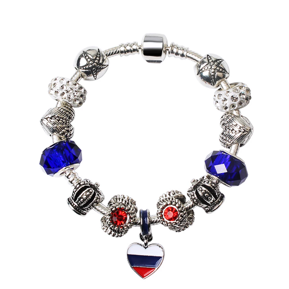 New World Competition Countries Flag Bracelet Bracelet Perimeter 18cm