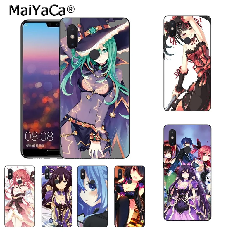 

MaiYaCa Date A Live Pattern tpu Soft Phone Accessories Cover Case for xiaomi mi 8se 6 note3 redmi 5 5plus note 5 case coque