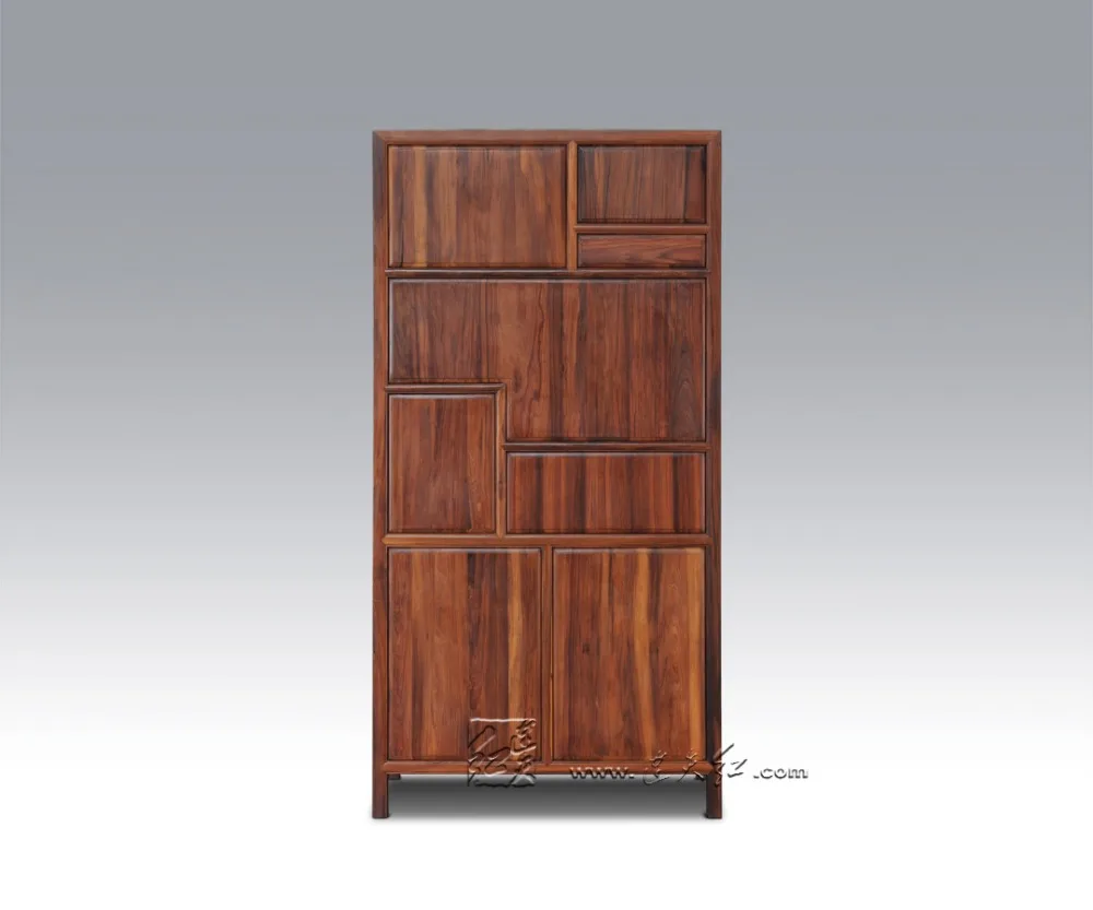 Solid Wood Storage Bookcase Living Room Office Filing Cabinets Redwood Rosewood Magazine Racks Combined Bookshelf Multi-function