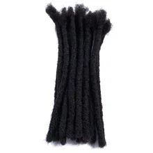 YONNA Remy человеческие волосы дреды для наращивания Locs ручной работы среднего размера 1/" Ширина-Продано 20 локов в пучке