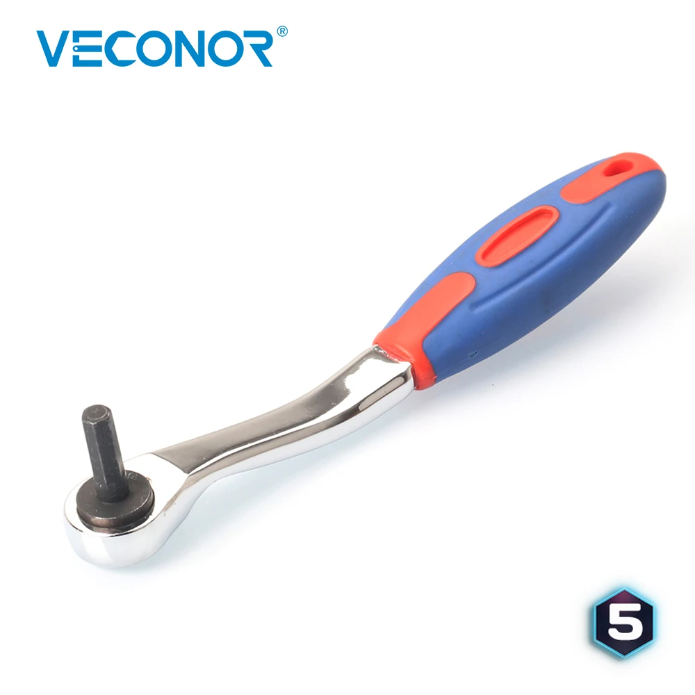 

5mm Chrome Vanadium Ratchet Allen Key Wrench Ratcheting Spanner Hand Tools for Car Repair Hex Key Wrenches 5 mm