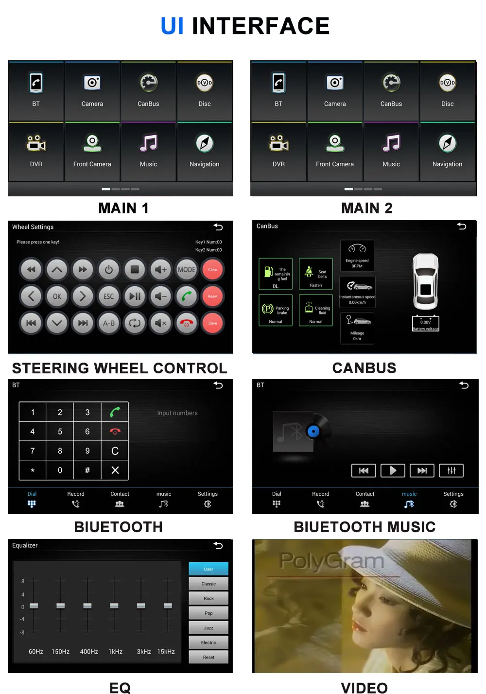 Top Quad Core 7 inch 1024*600 Android 6.0  Car DVD GPS Radio for VW Golf 5 6 Polo Passat Jetta Tiguan Touran Skoda Octavia Seat Wifi 15