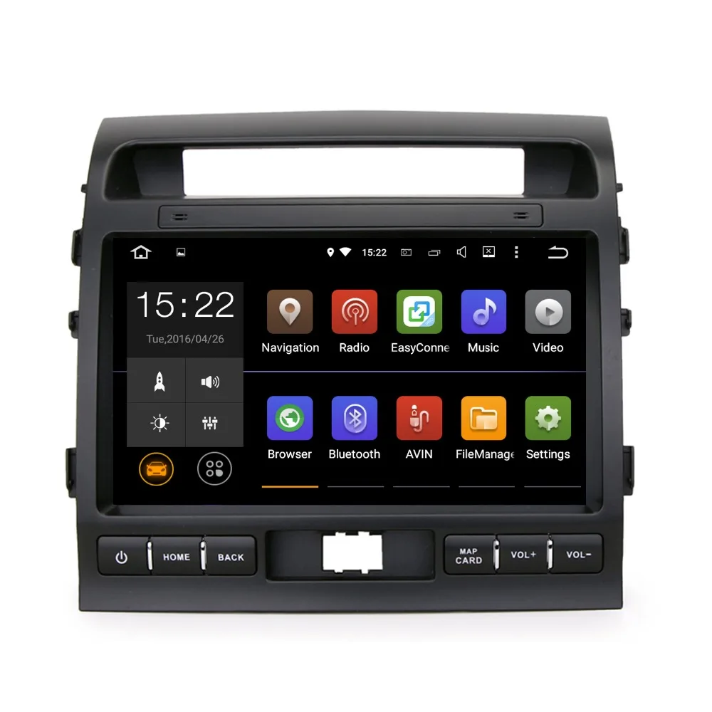 Car Head unit GPS Navi for Land Cruiser LC200 08 13 head device Radio