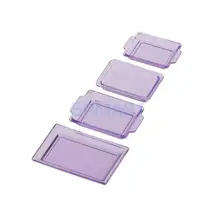 4 шт. 1:12 весы пищевой поднос для подачи напитков миниатюрный кукольный домик украшения фиолетовый