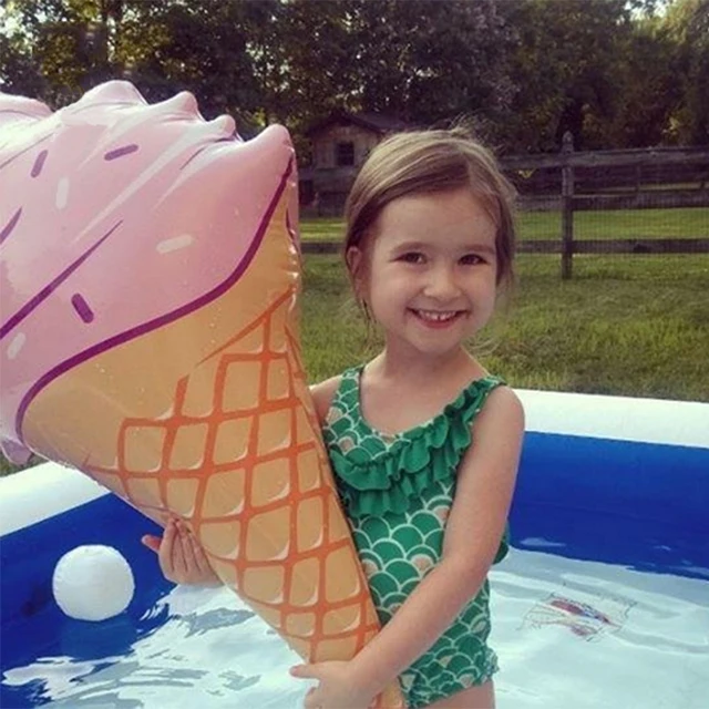 36 inch 90cm Icecream Toy Float inflatable Ice Cream swimming float for