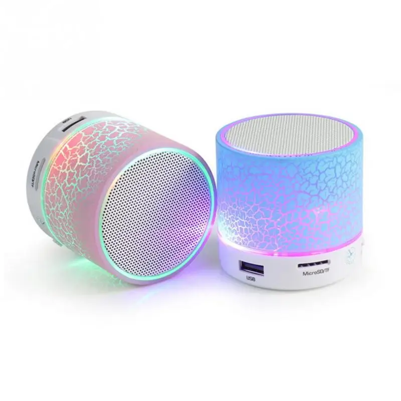 

Bluetooth Speaker Mini Wireless Loudspeaker Crack LED TF USB Subwoofer bluetooth Speakers mp3 stereo audio music player