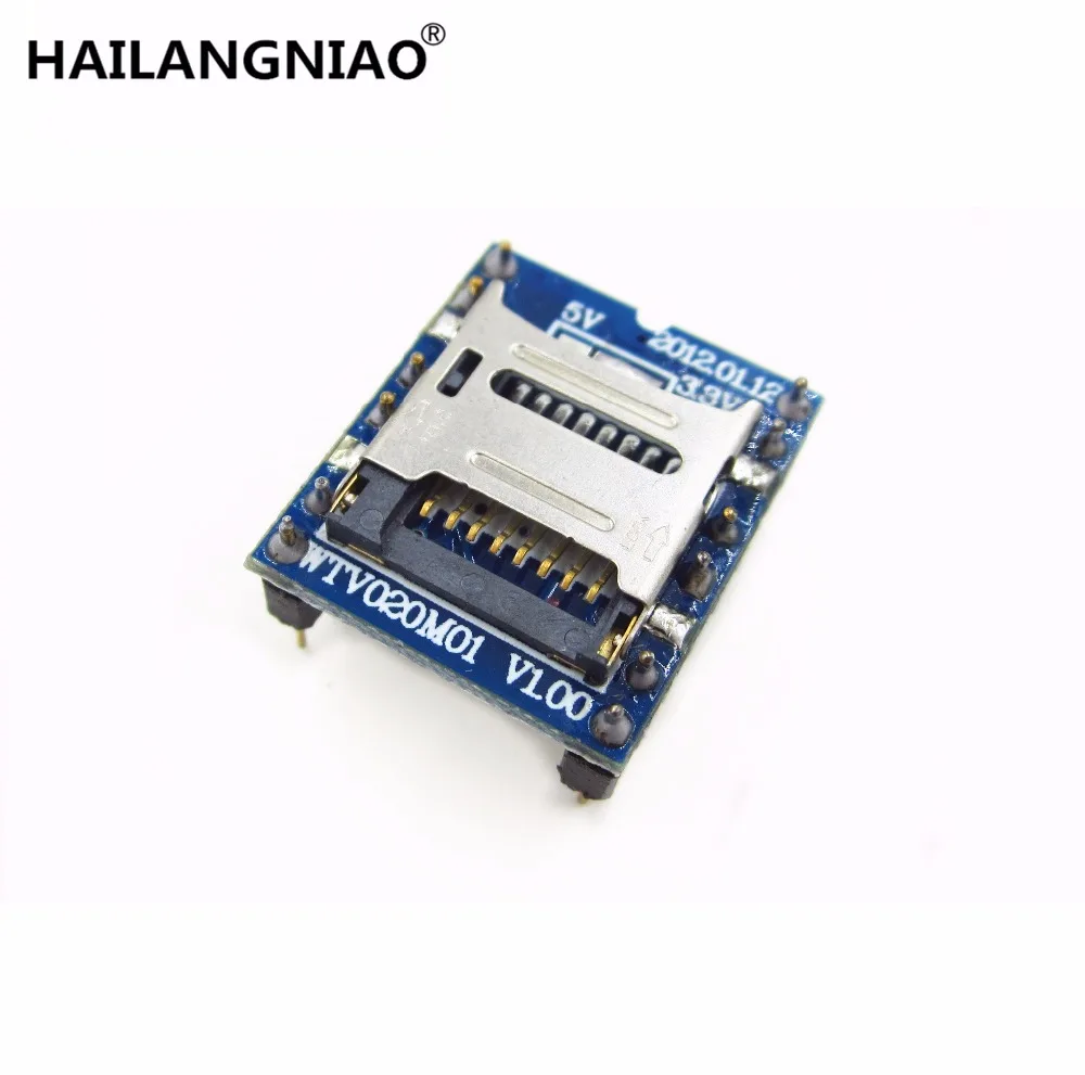 5PCS/LOT MP3 Voice module Sound module audio player SD card voice