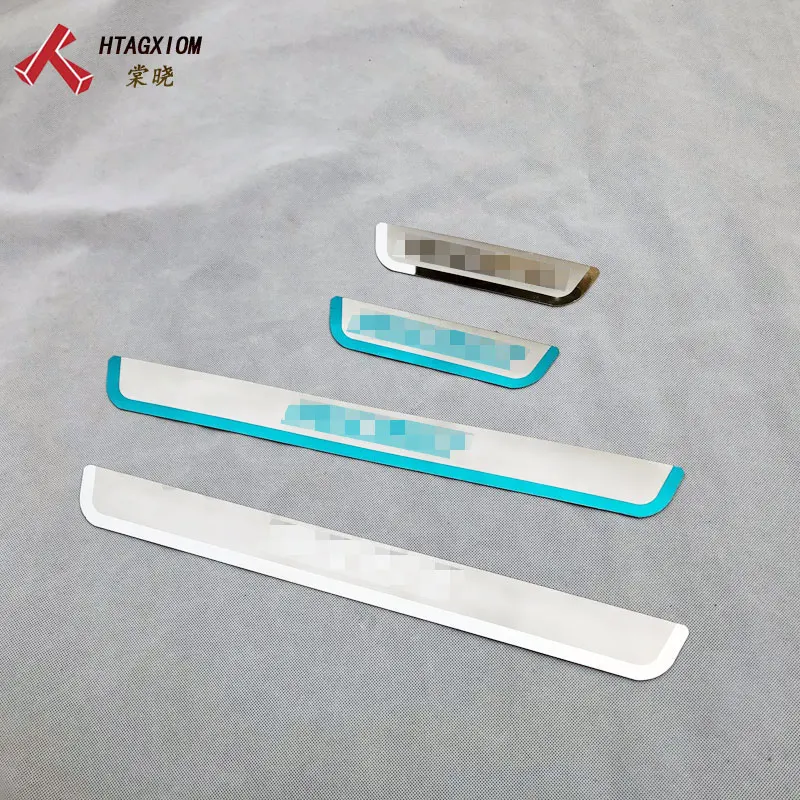 

for Hyundai New Accent 2018 Stainless Steel Door Sill Strip Scuff Plate Welcome Pedal Car Styling Sticker Auto Accessories 4 Pcs