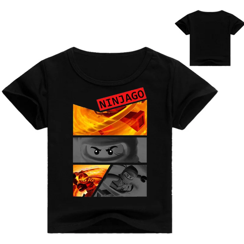 

2018 Summer Kids Boys superhero T-shirt Ninja Ninjago T Shirts Children Clothing Cotton Top Tees Boys Girls Cartoon Costume