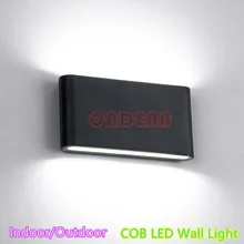 Водонепроницаемый открытый настенный светильник 8 Вт 14 Вт светодиодный источник до Подпушка Освещение современный минималистский Крытый Открытый Engineering крыльцо сад свет