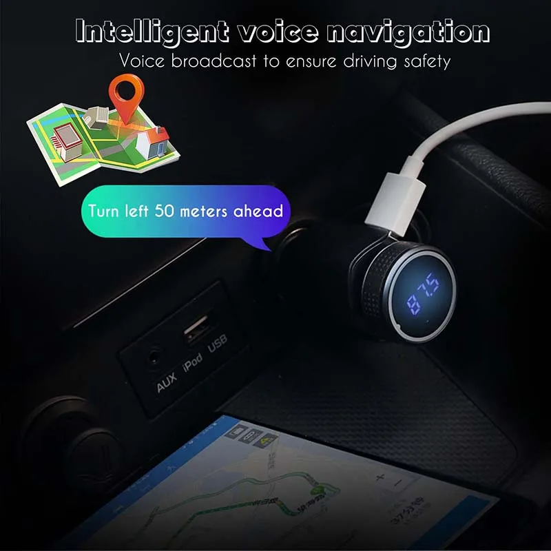 Универсальный Автомобильный MP3 плеер JINSERTA беспроводной Bluetooth fm передатчик