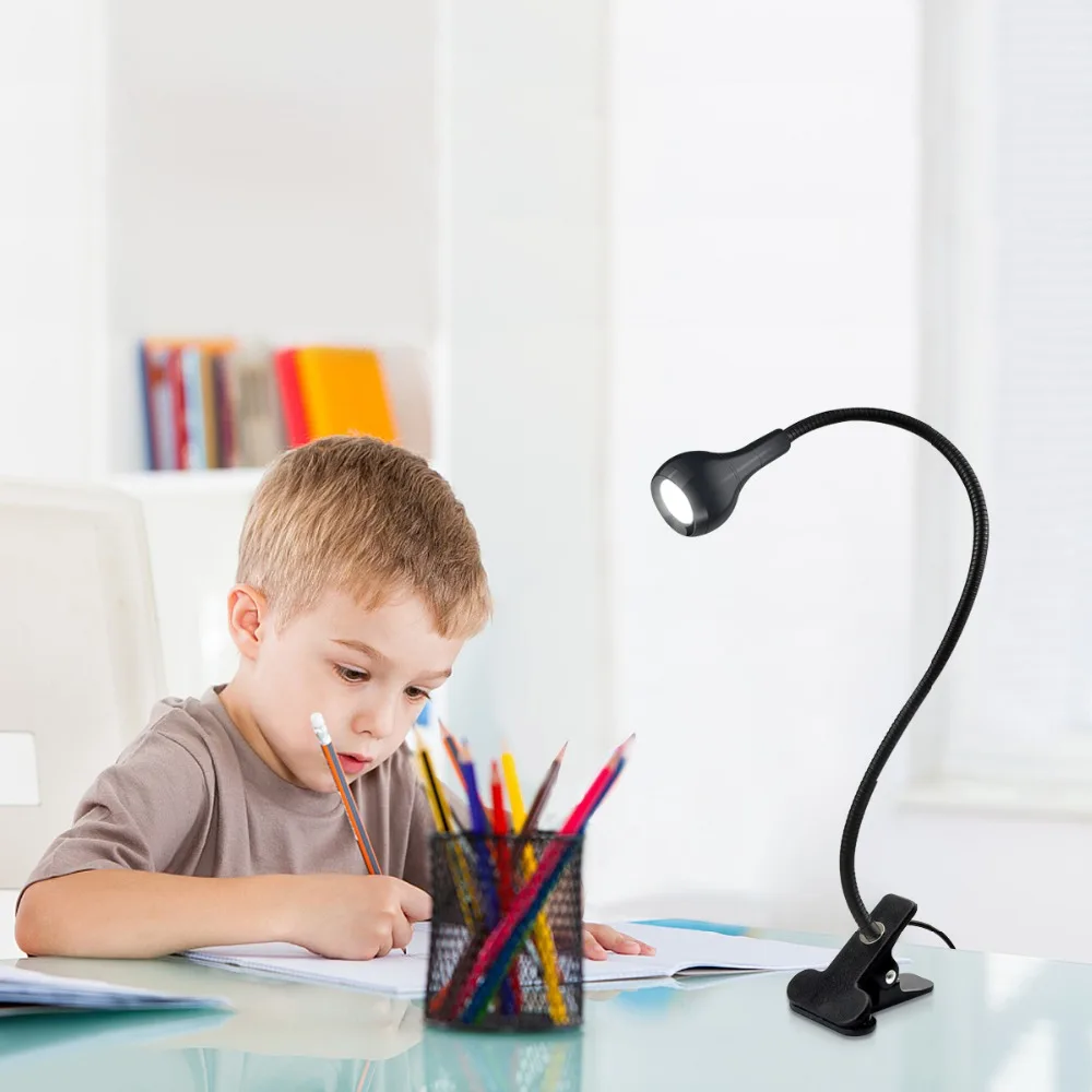 

Portable Book Lights 5V USB LED Desk Lamp For Computer Table Study Reading Home Decor Flexible Night Light Camping Lighting
