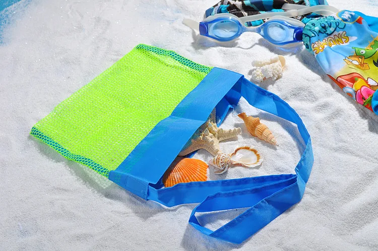 Лето 2019, Детские сетчатые сумки для хранения на море, пляжные игрушки для песка, водные развлечения, спортивная одежда для ванной