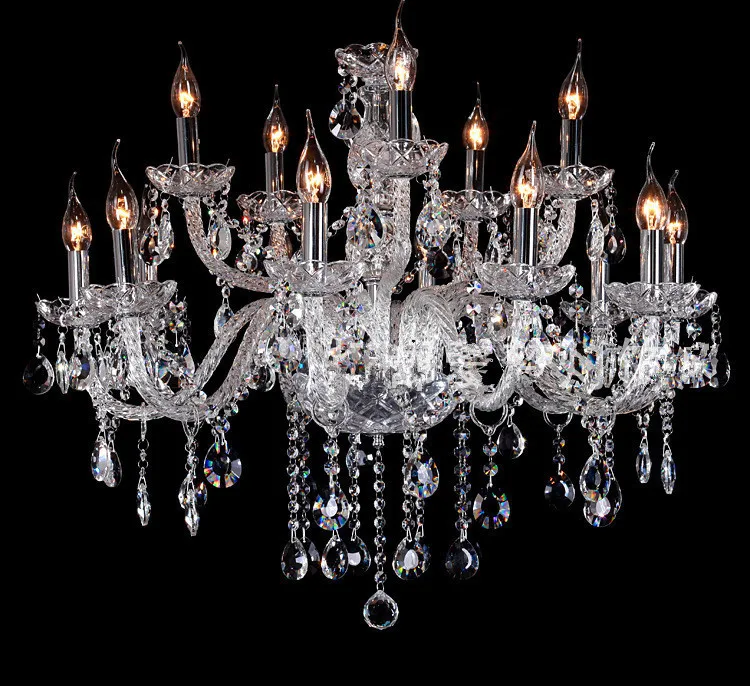 modern Large Luxury chandelier Antique Bohemia crystal chandeliers