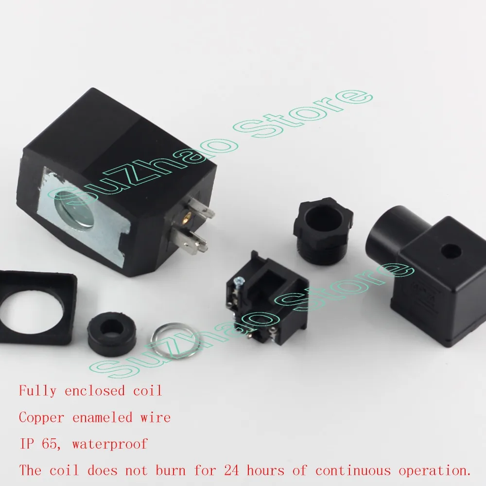 fechada, bobina totalmente incluida ip65, ac220v dc12v