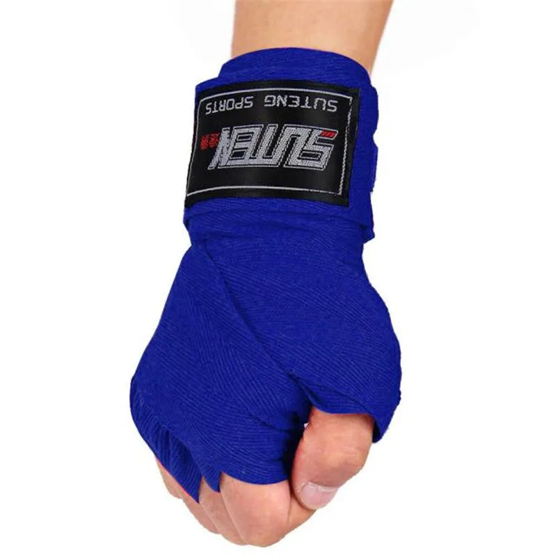 

SUTEN 1 Pair Width 5cm Length 2.5M Cotton Sports Strap Boxing Bandage Sanda Muay Thai MMA Taekwondo Hand Gloves Wraps