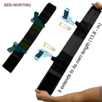 

95cm/106cm Tactical Gun Holster Adjustable Belly Band Anti-thief Hidden Security Waist Pistol Gun Holster