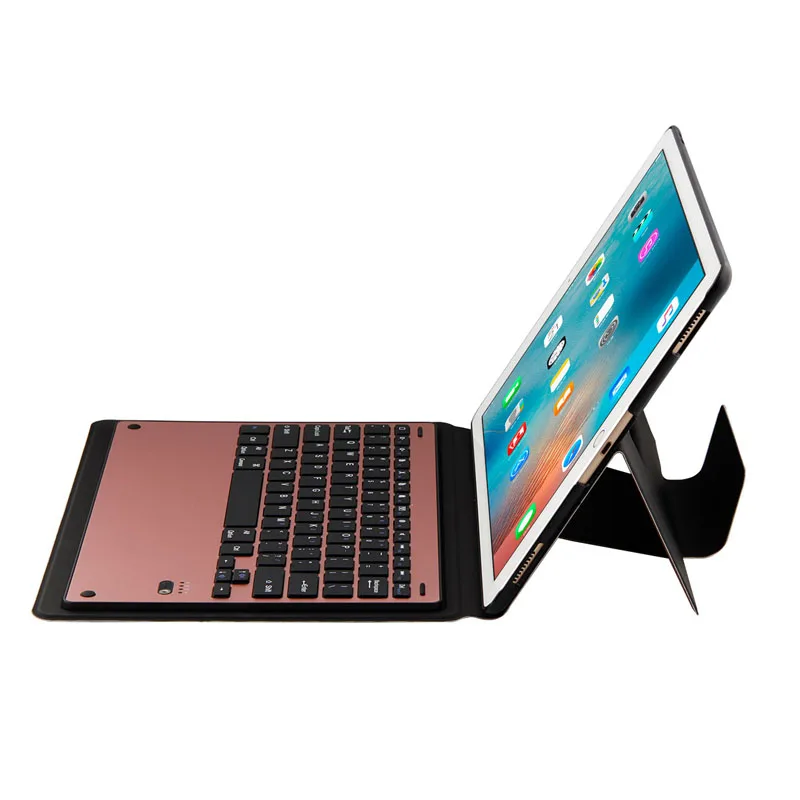 

New Hot Wireless Bluetooth Keyboard Ultrathin Detachable Tablet PU Leather Case With Stand For iPad Pro 12.9 Inch 8