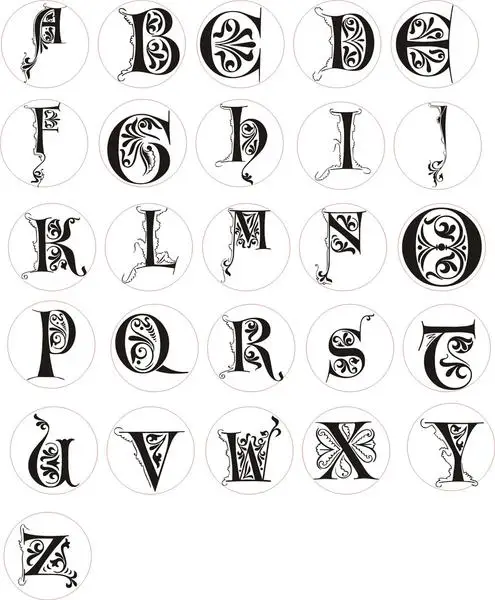Selo de Cera Selo de Cobre Scrapbooking do Vintage Retro Cabeça Alphets Letras Curlicue Vedação Faça Você Mesmo Casamento - Presente Envelope Selo 26 11 Cheap Selos