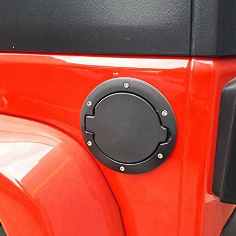 Fuel Filler Oil Gas Tank Cap Cover 2/4 Door For Jeep Wrangler Jk
