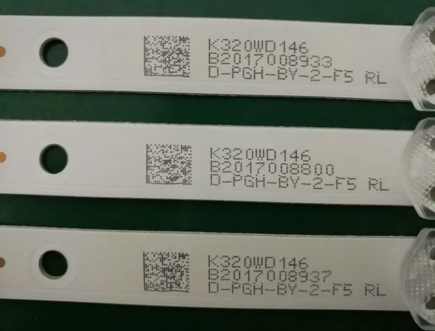 3pcs x 32 ġ LED TV Ʈ Ʈ 4708-K320WD-A2213K01 32 &TCL LE32D59  32PFL3045 8-LEDs 618mm