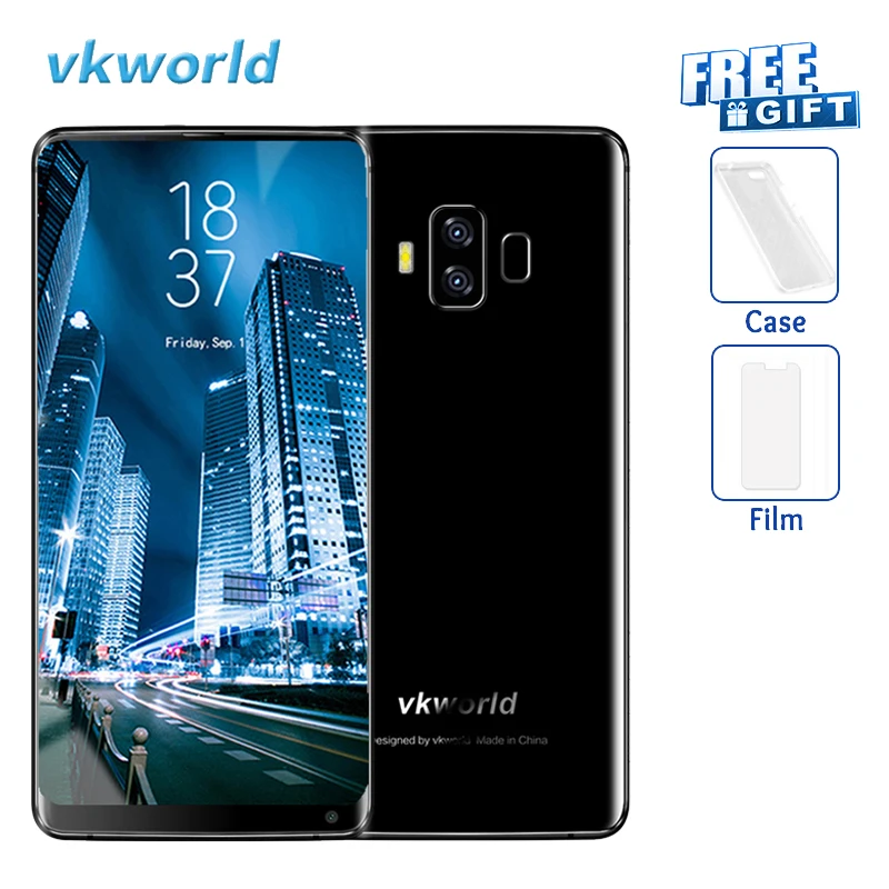 VKworld S8 4G смартфон 5 99 &quotFHD 5500 мАч Android 7 0 MTK6750T четыре ядра 4 Гб Оперативная память 64