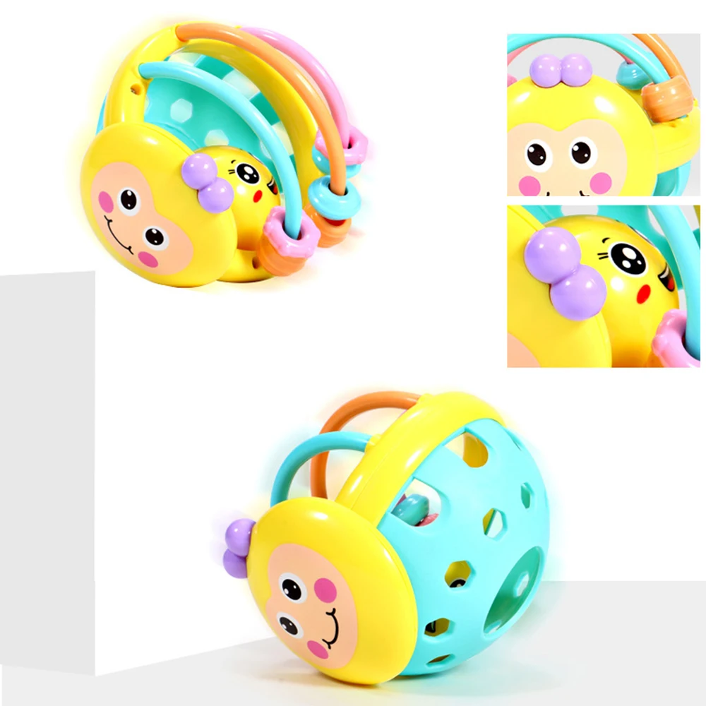 Звуковая музыка пчелиный колокольчик ручной звон Развивающие развитие безопасность домашний восприятие Мягкий шар забавная игрушка мяч нетоксичный мяч