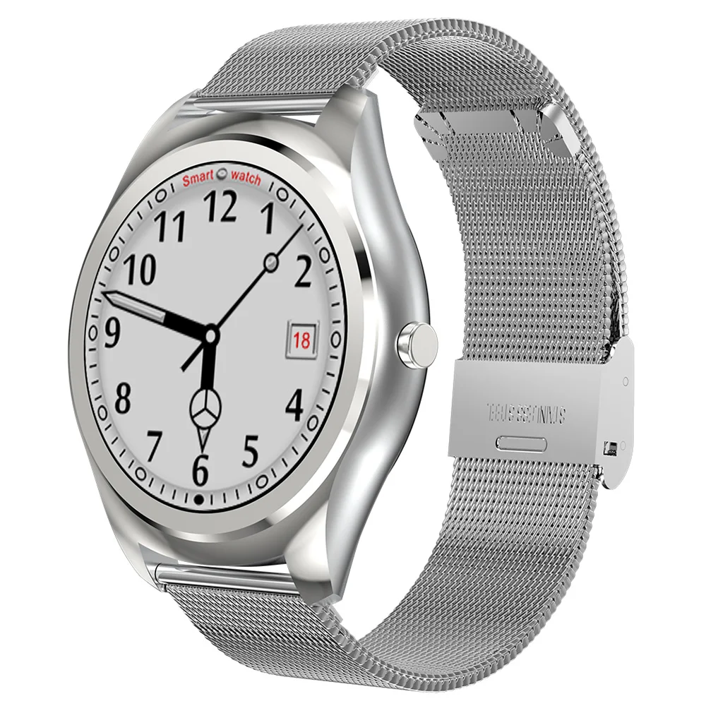 Newwear N3 Pro Smart Watch 1.3 Inch MTK2502 HD Slim Bluetooth Smartwatch Heart Rate Monitor Fitness Tracker For Android IOS