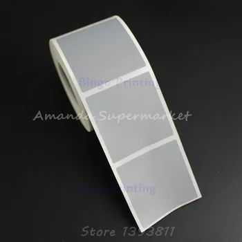 

500PCS 46mmx46mm Quadrate Silver Color Scratch Off Sticker Blank For Postcard Cover Stationery Message Wedding Game Sticker