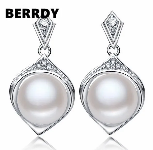 

REAL PEARL 4 Color Freshwater Pearl Earrings Fashion Nice Earrings for Beautiful Bride Party Wedding Gift