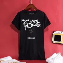 My Chemical Romance Футболка мужская женская панк рок группа футболка Homme летние хлопковые футболки с коротким рукавом топы брендовая одежда