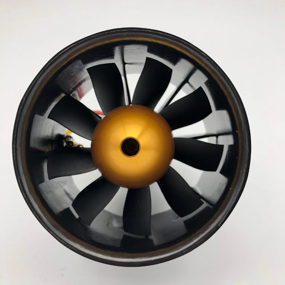 

Freewing 90MM 9-blades or 12-blades metal duct fan outrunner motor version 6S Use for F-4C F16 90 T45 F15 90mm Freeshipping