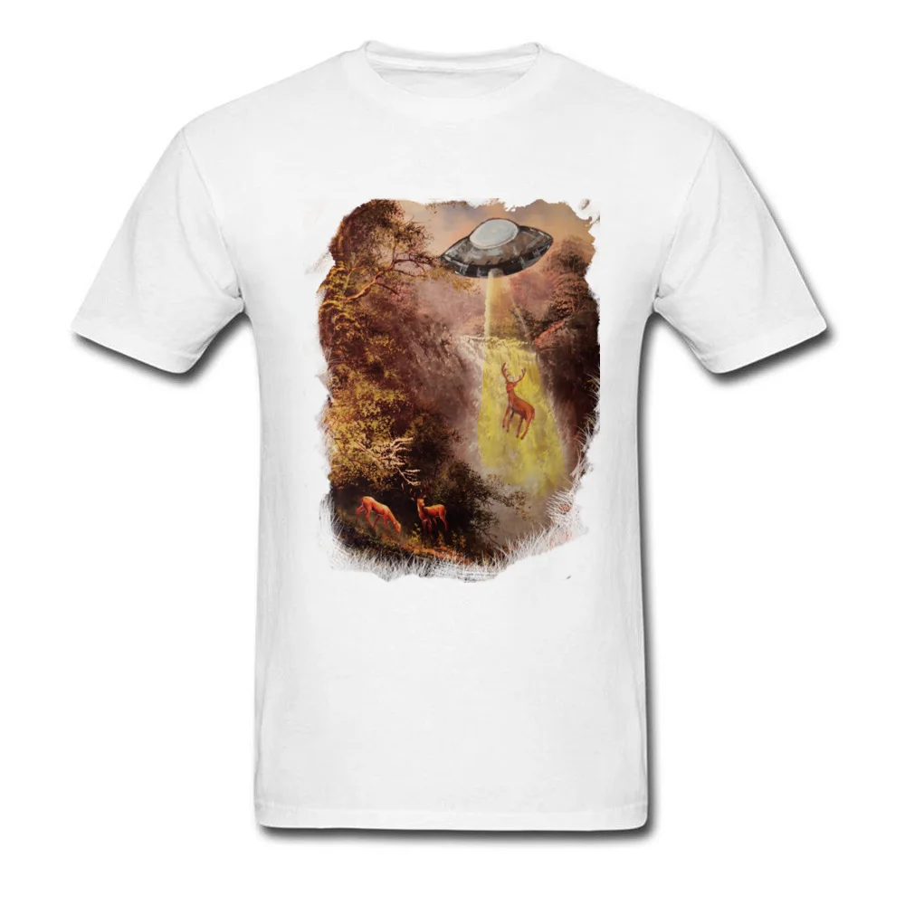 Deer hunters Tops Shirt Dominant Crew Neck Summer Short Sleeve Cotton Men T-Shirt Simple Style Tee Shirts Free Shipping Deer hunters white
