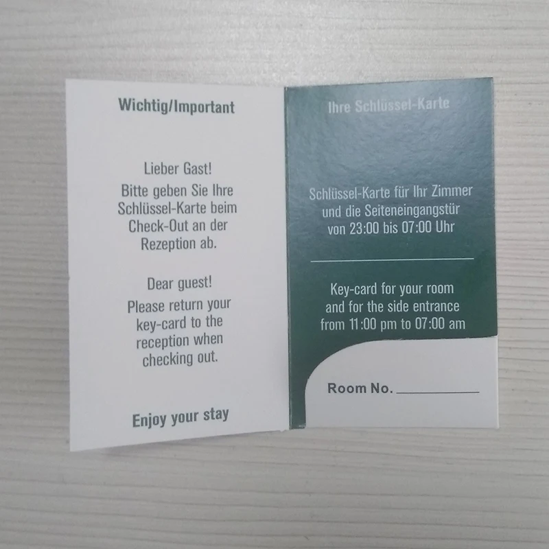 hotel room card holder mini hotel key card holder paper
