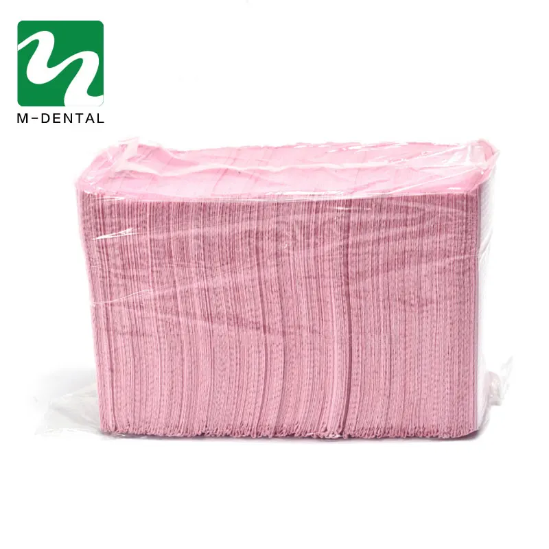 125pcs Bag Dentist Oral Hygiene Medical Paper Scarf Tattoo Bib Disposable Water resistant Scarf Neckerchief Dental 4