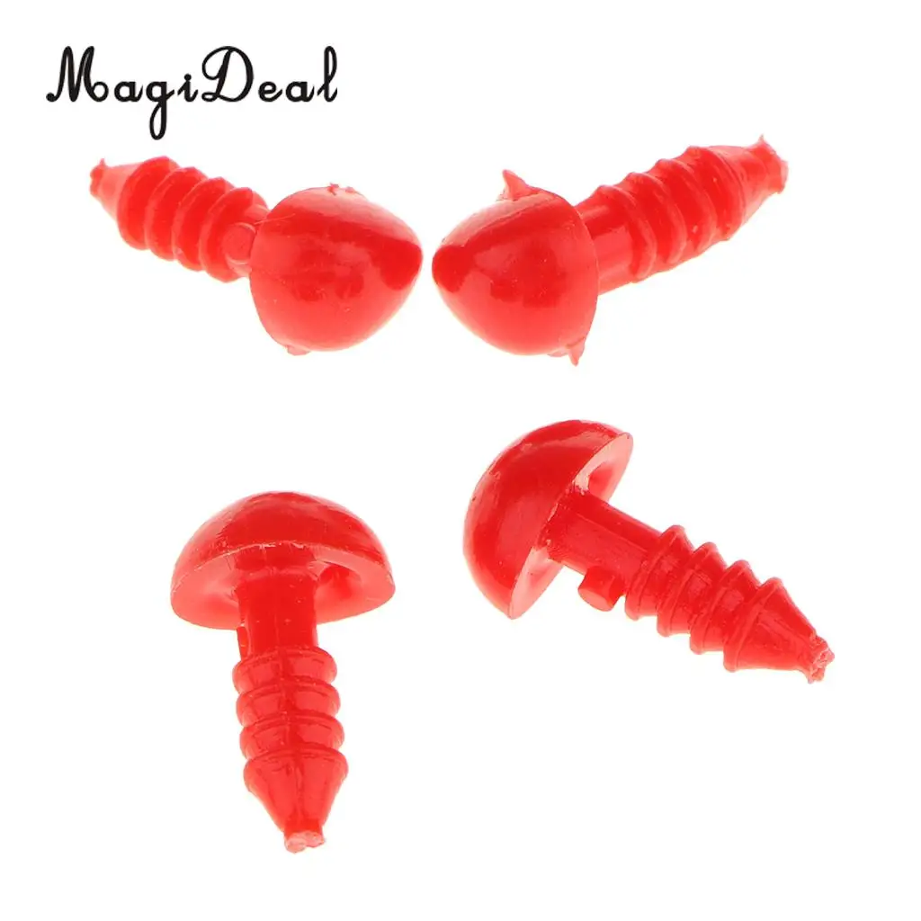 100Pcs Plastic Dolls Noses Acrylic 7x9mm Safety Nose Toy Animal Bear Dog DIY Making Accessories Crafts