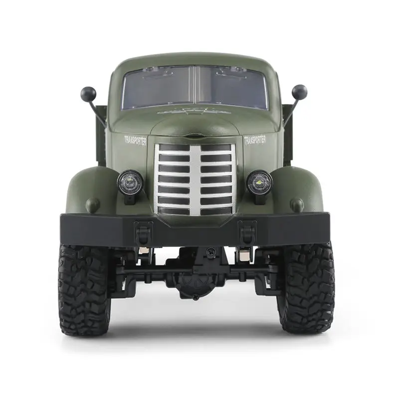 JJRC Q60 1/16 2.G 6WD Off-Road Military Trunk Crawler RC Car Remote Control Toys For Kids Children Birthday Gift Present - Цвет: Dark Green