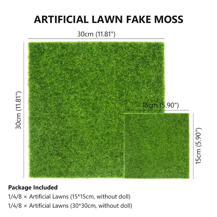 15x15 см 30x30 см Коврик для травы зеленый искусственный газон небольшой газон ковры поддельные Sod домашний сад мох домашний пол DIY Свадебные украшения