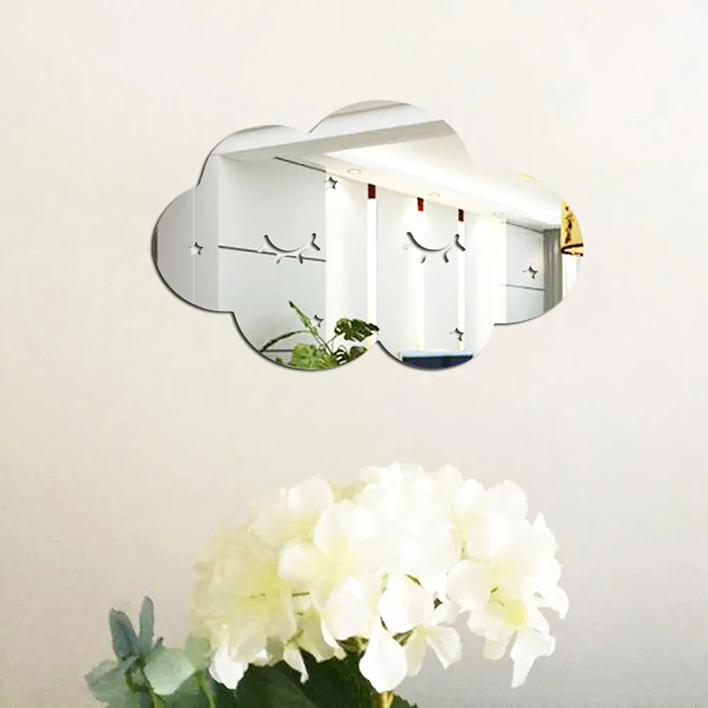 

Nordic Acrylic Mirror Cartoon Wall Camera Props Kids Room Wall Decoration Living room wall sticker wall stickers for kids rooms